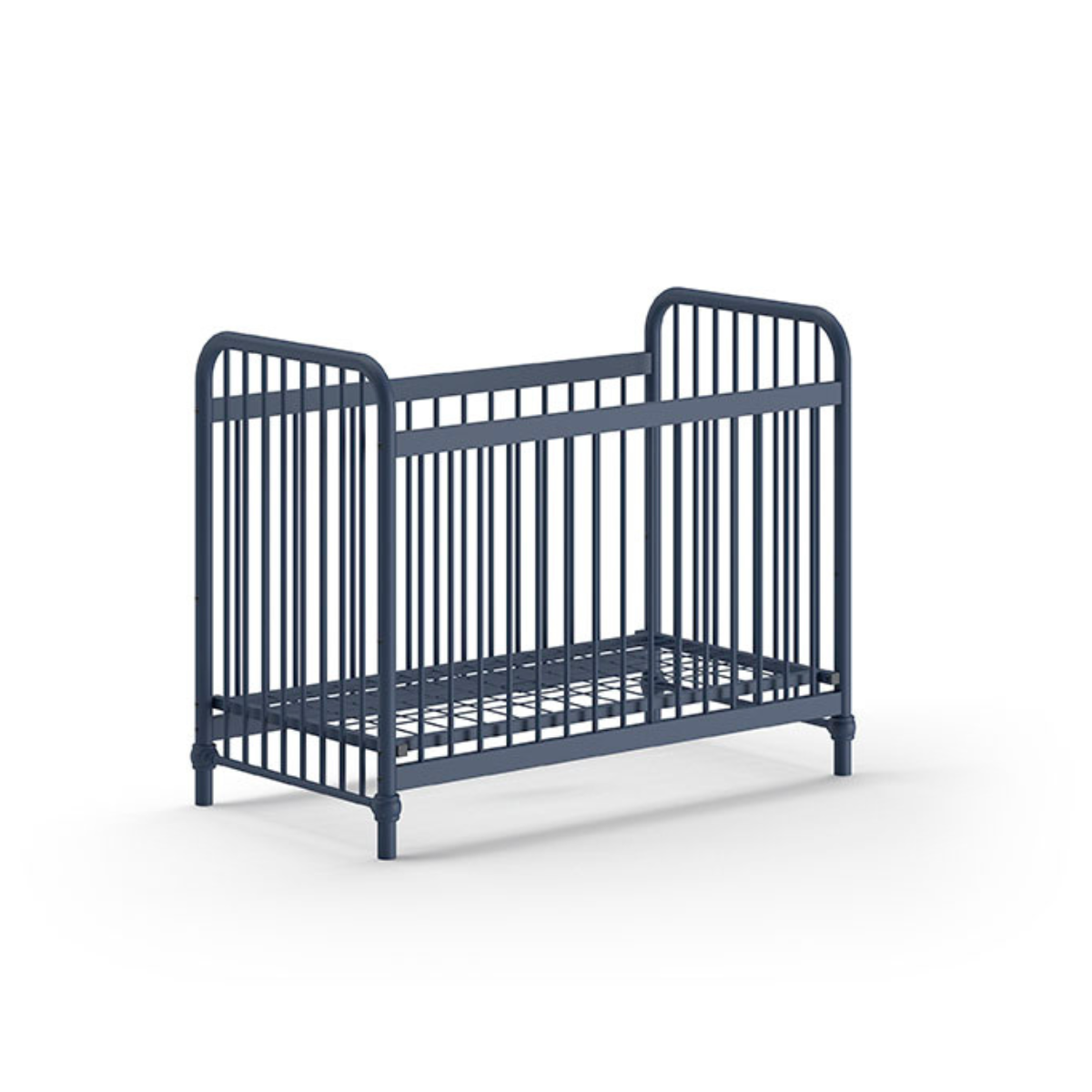 VIPACK JAXX BRONXX industrial metal Cot 120 x 60cm matt blue