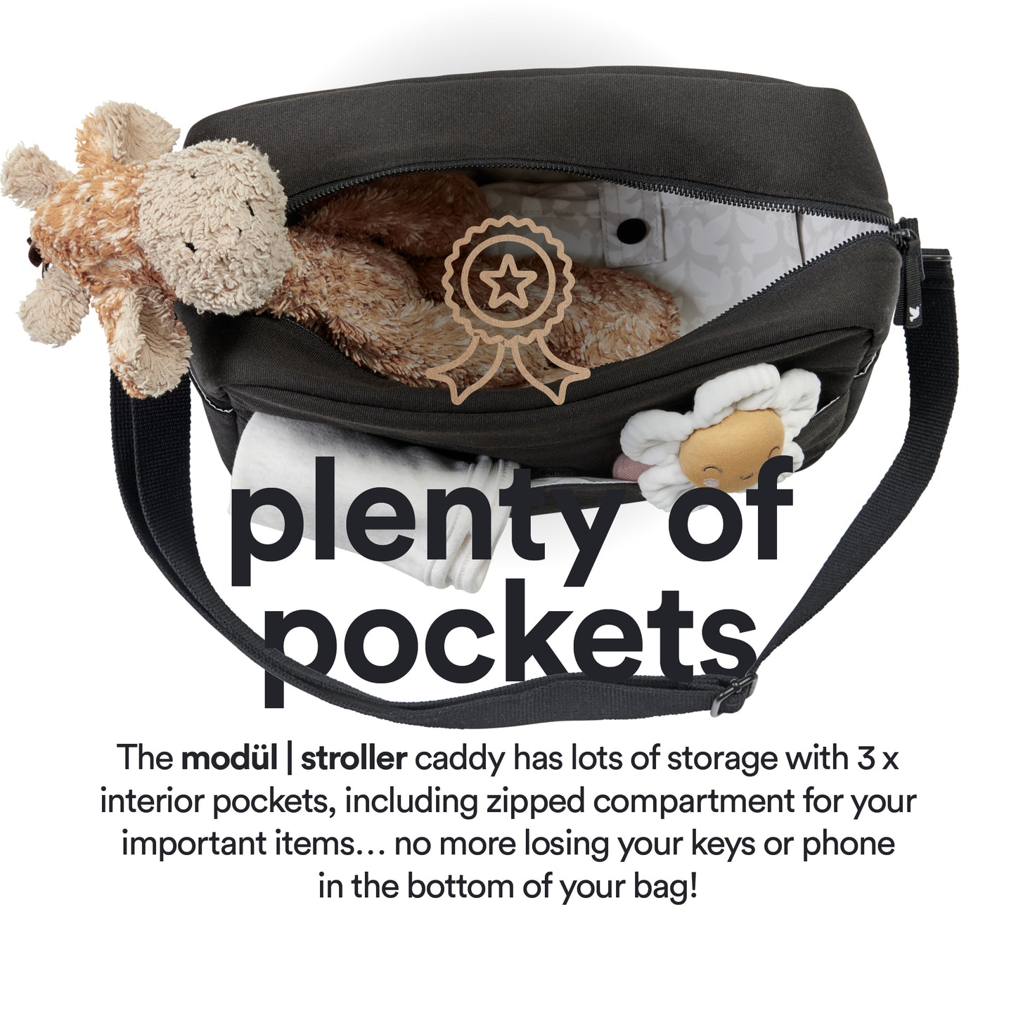 apramo modül universal stroller caddy