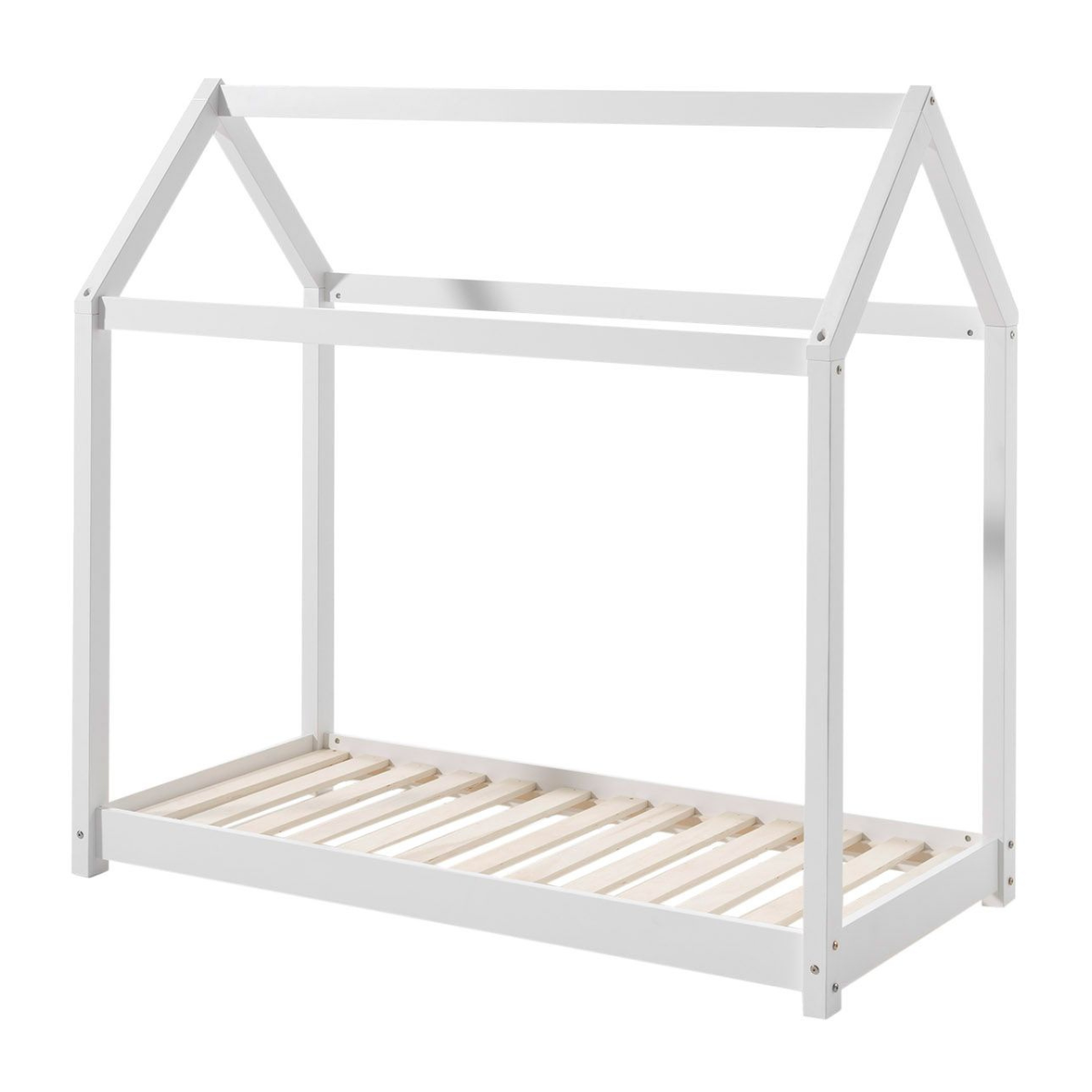 VIPACK JAXX CABANE Shelley toddler house bed 140 x 70cm white