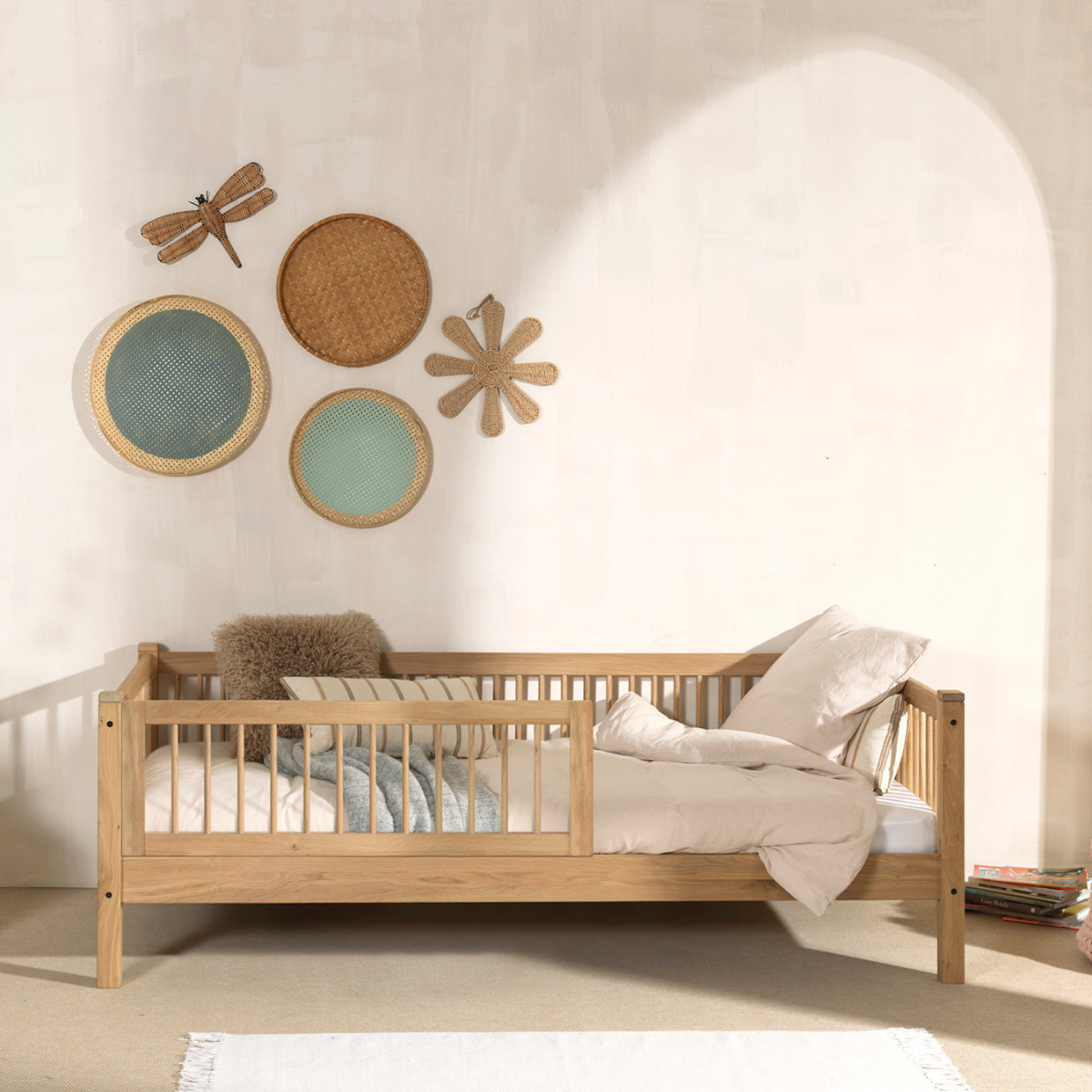 VIPACK FORREST bed guard oak