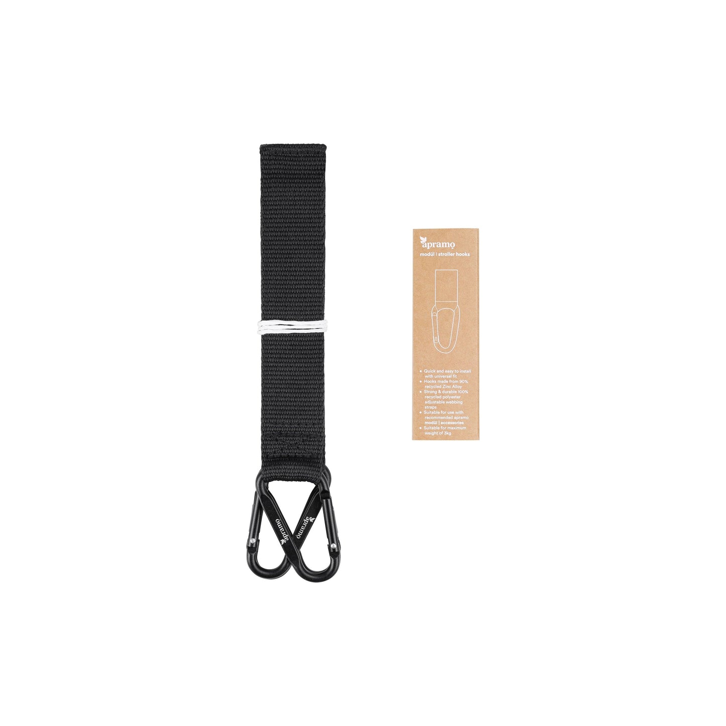 apramo modül universal stroller mesh shopping bag (inc Free Stroller Hooks)