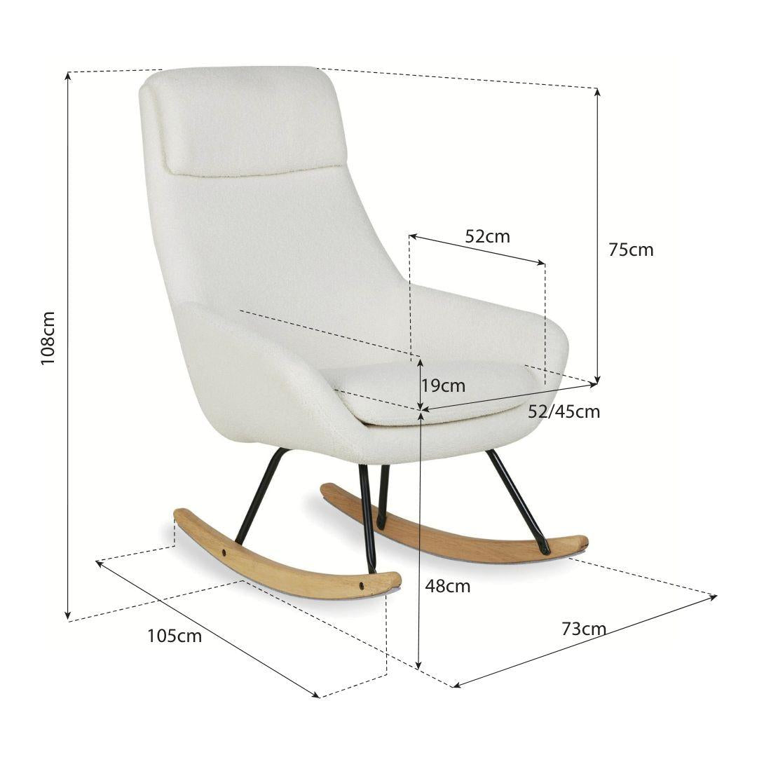 Quax Rocking Chair Nordic Sheep Cream