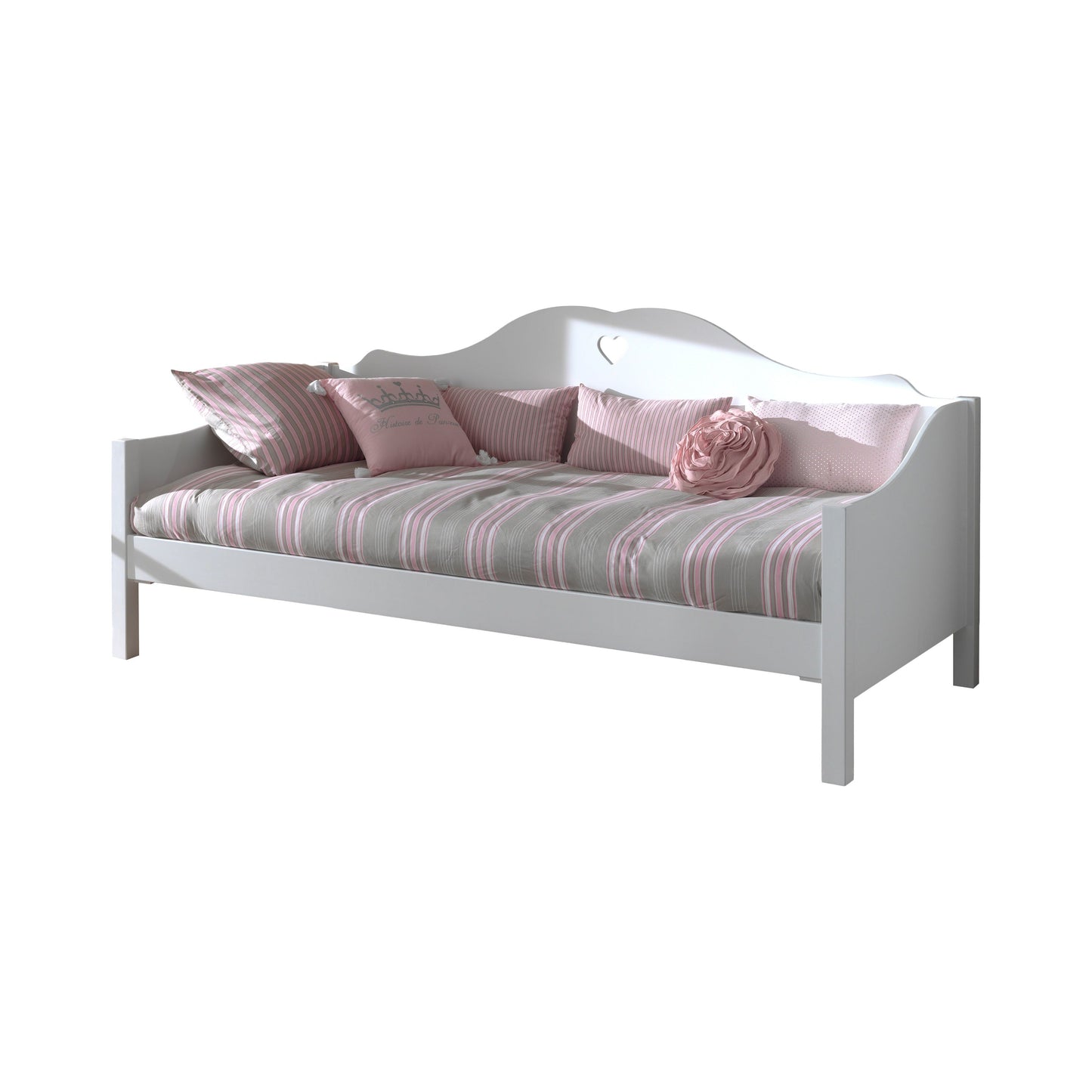 VIPACK AMORI European single cabin bed 90 X 200cm white slat base included
