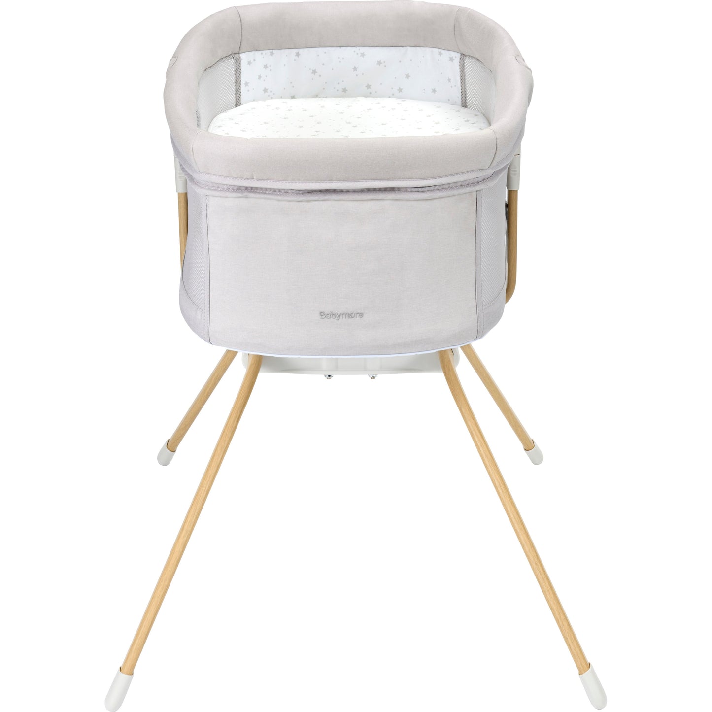 Babymore Air Motion Gliding Crib Grey