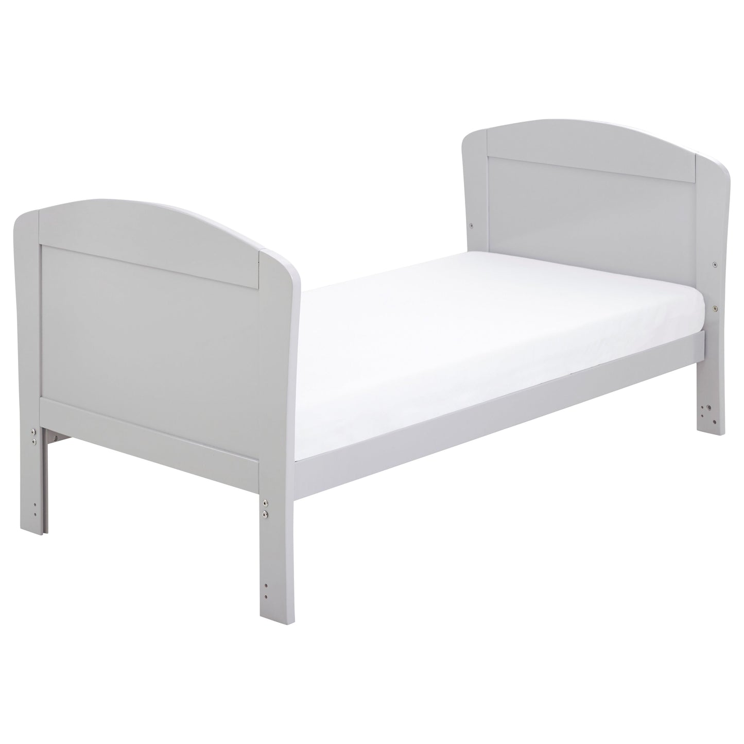 Babymore Aston Drop Side Cot Bed 140 x 70cm Grey