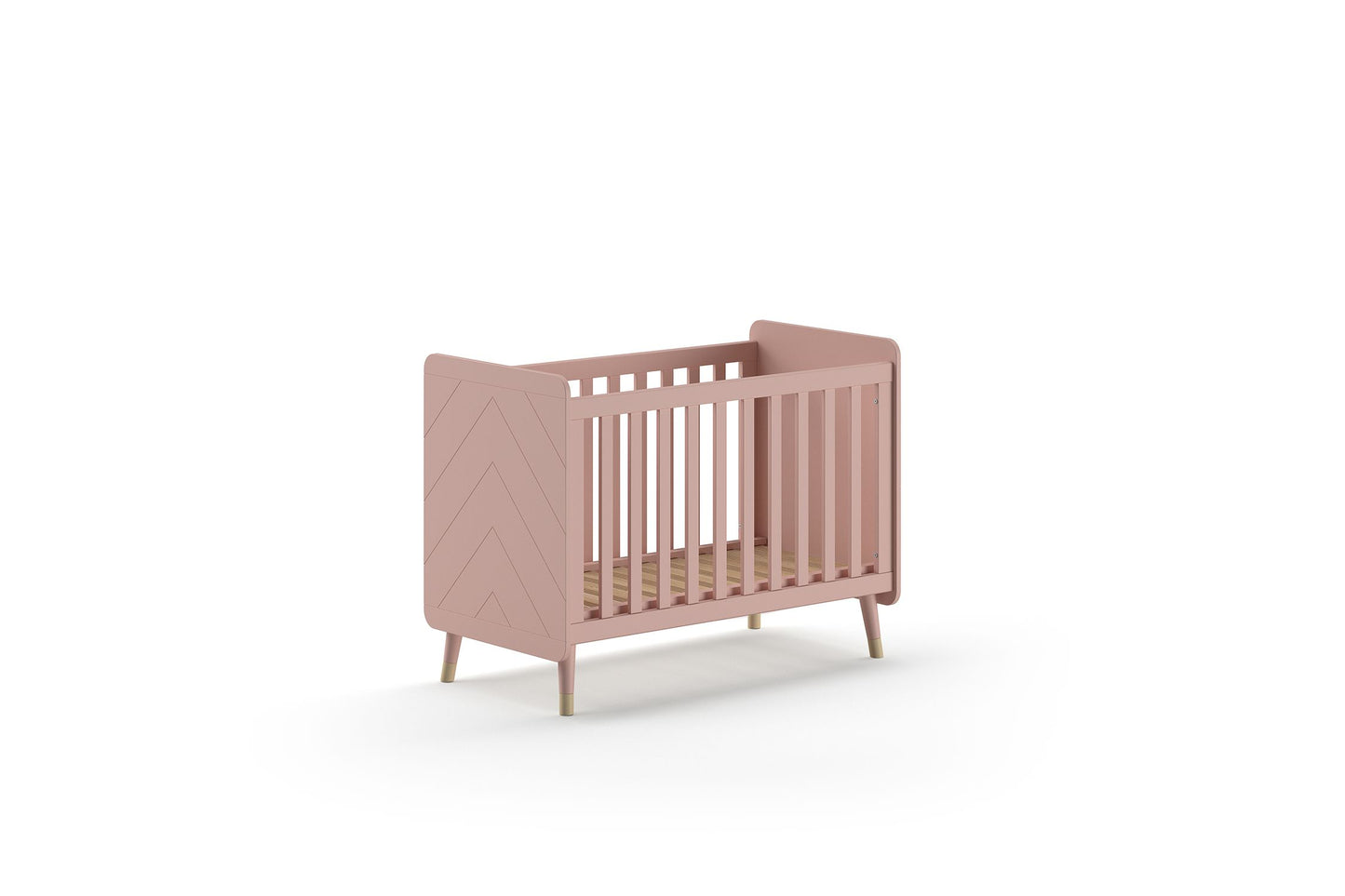 JAXX BILLY cot 120 x 60cm pink & gold
