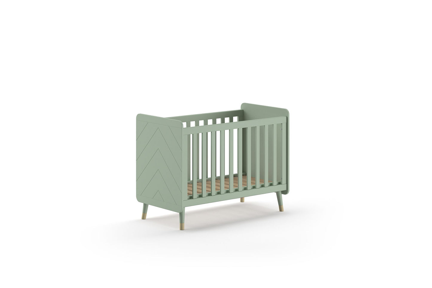 JAXX BILLY cot 120 x 60cm olive