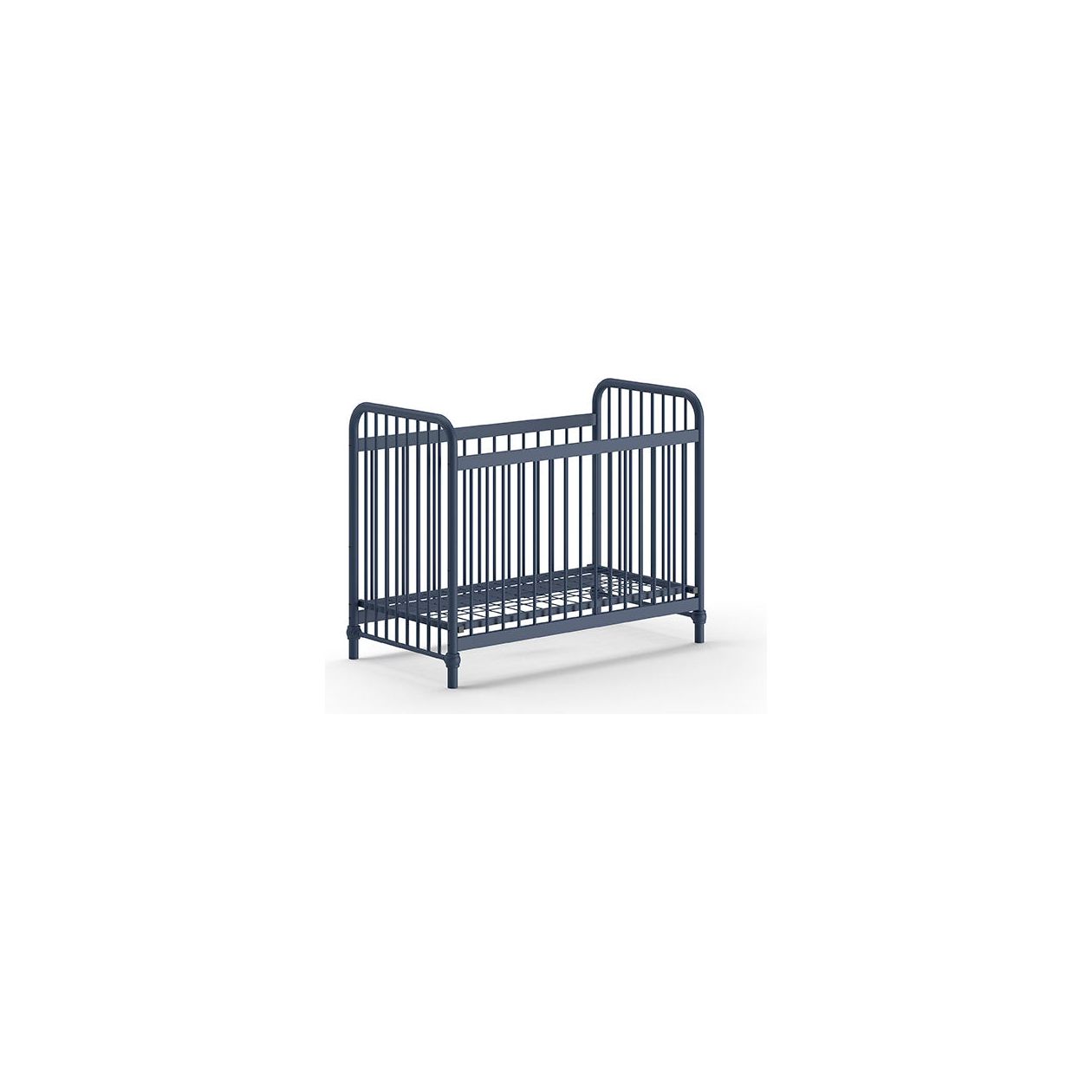 VIPACK JAXX BRONXX industrial metal Cot 120 x 60cm matt blue