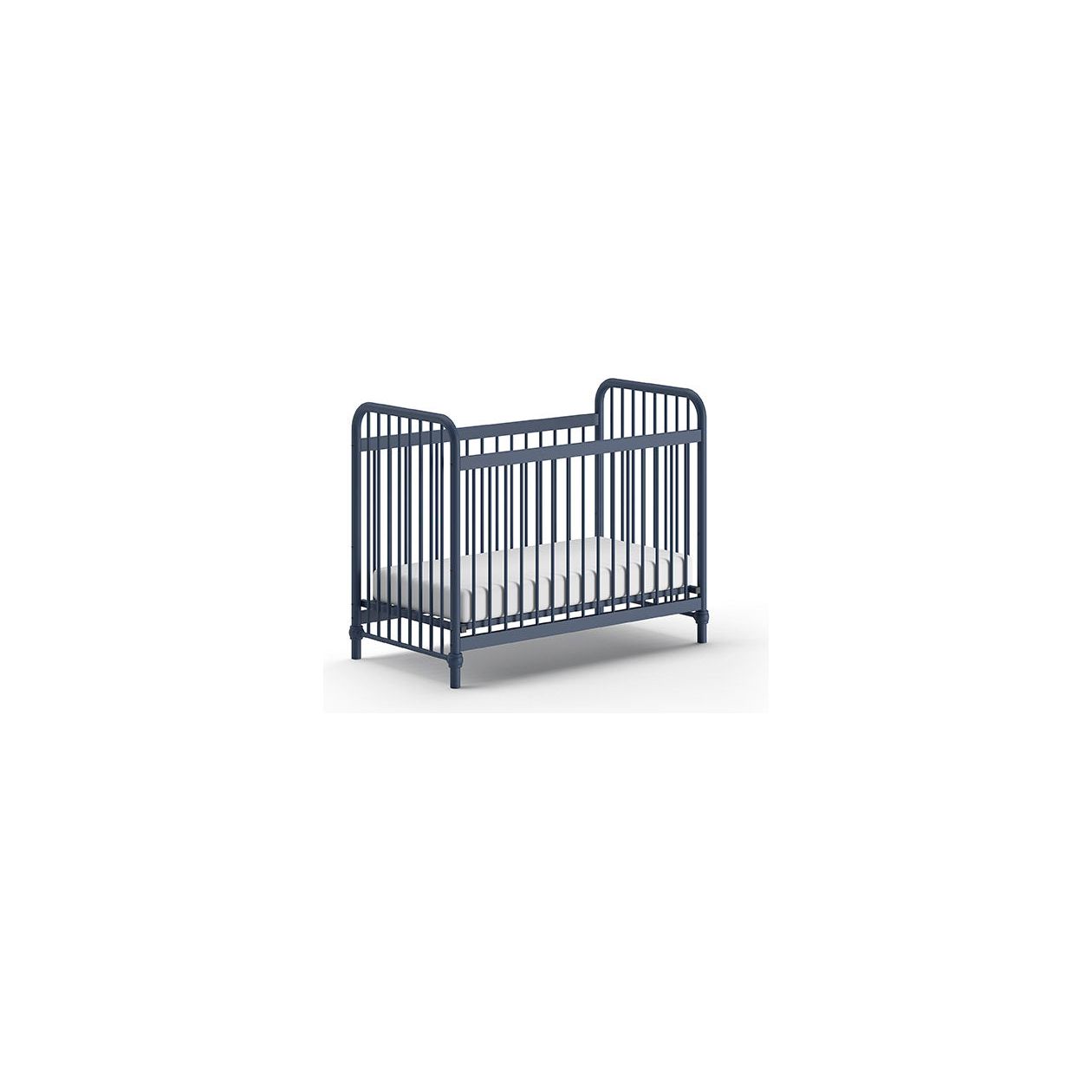 VIPACK JAXX BRONXX industrial metal Cot 120 x 60cm matt blue