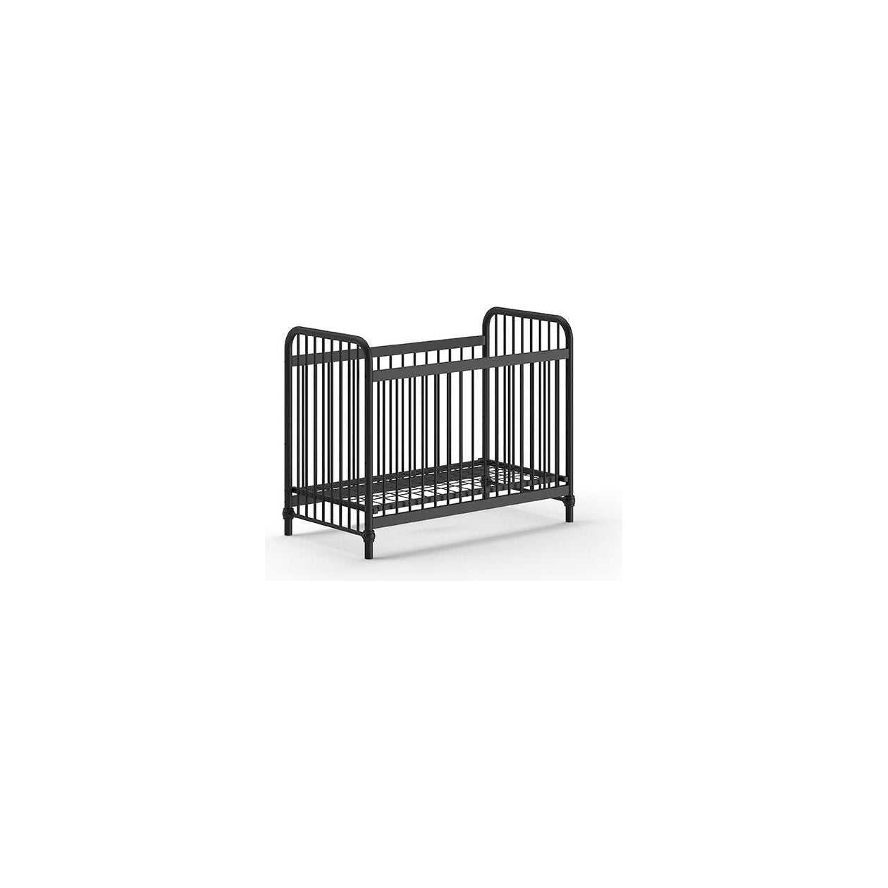 VIPACK JAXX BRONXX industrial metal Cot 120 x 60cm matt black