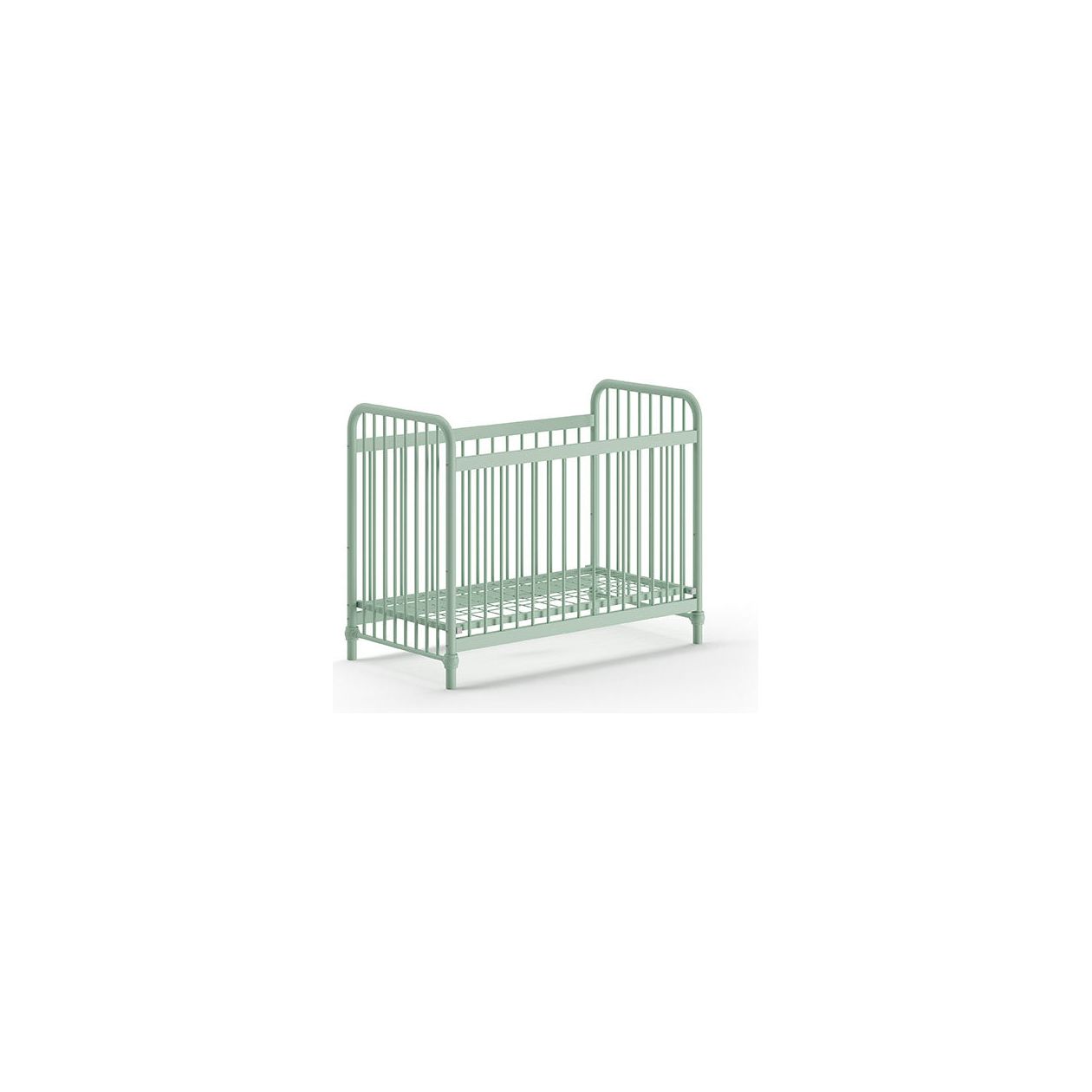 VIPACK JAXX BRONXX industrial metal Cot 120 x 60cm matt olive green