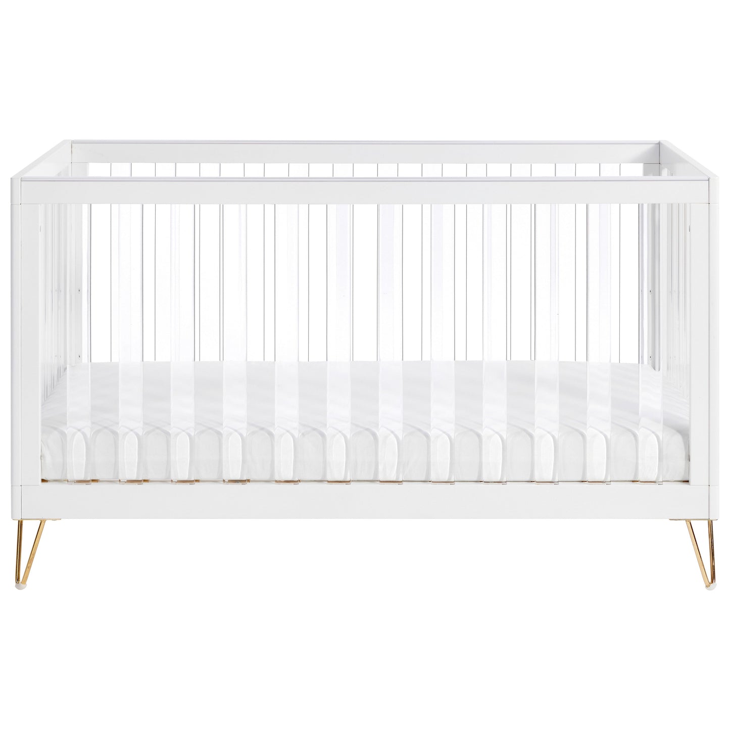 Babymore Kimi XL Acrylic Cot Bed 140 x 70cm
