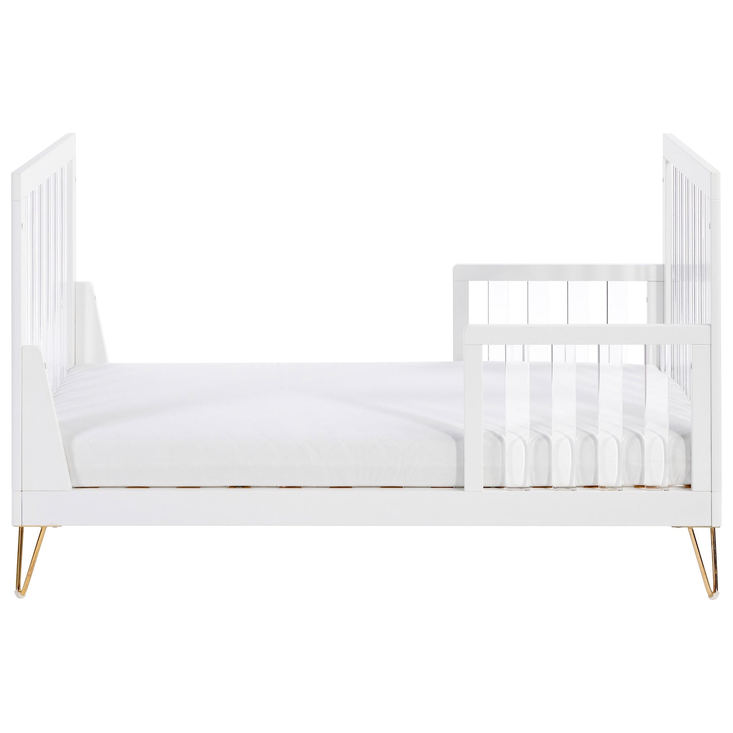 Babymore Kimi XL Acrylic Cot Bed 140 x 70cm