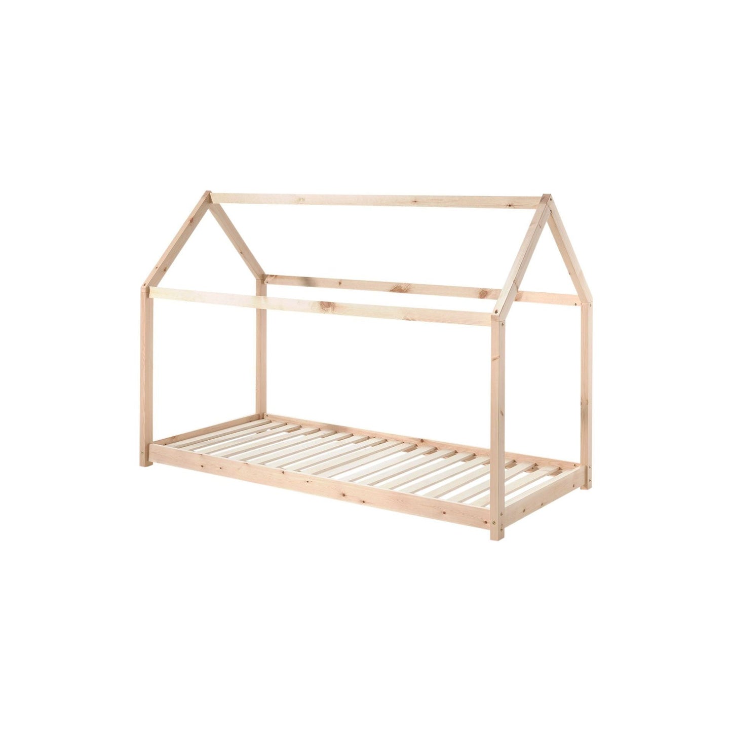 VIPACK JAXX CABANE kids house bed 90 x 200cm natural