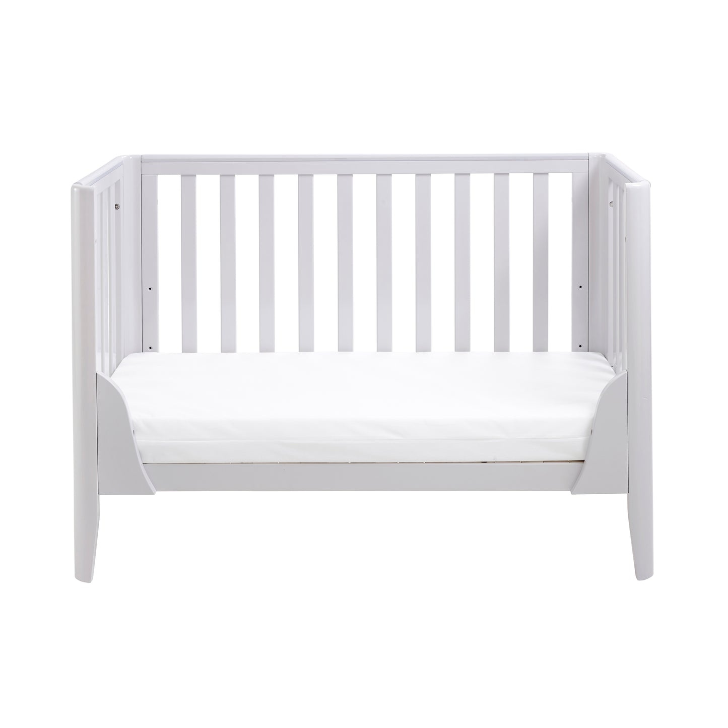 Babymore Iris Cot Bed 120 x 60cm Grey