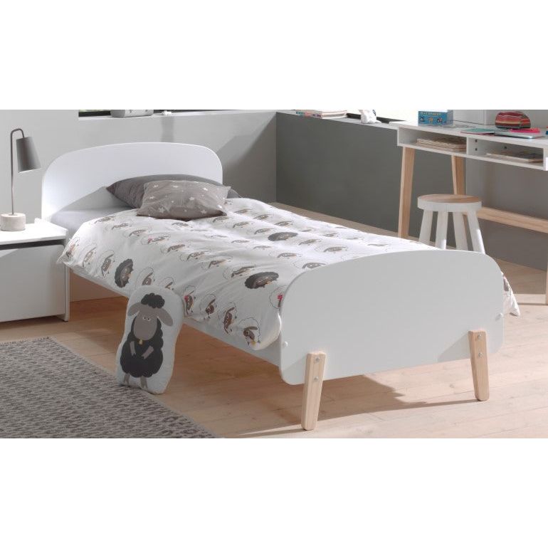 VIPACK KIDDY European single bed 90 X 200cm white