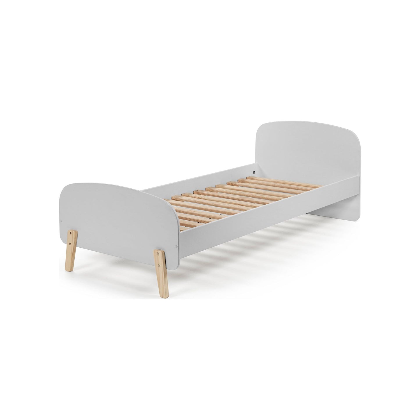 VIPACK KIDDY European single bed 90 X 200cm cool grey