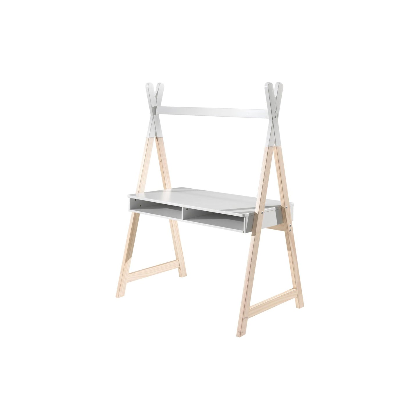 VIPACK KIDDY kids TIPI shaped desk white