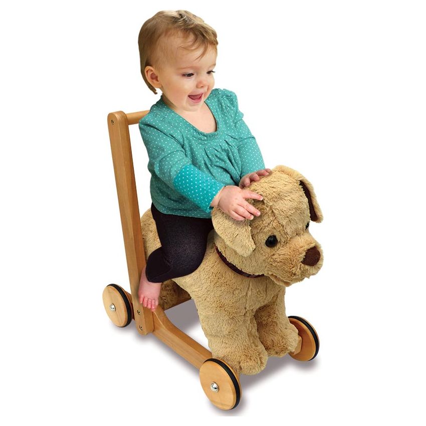 Little Bird Told Me Dexter Dog Push Along Baby Walker
