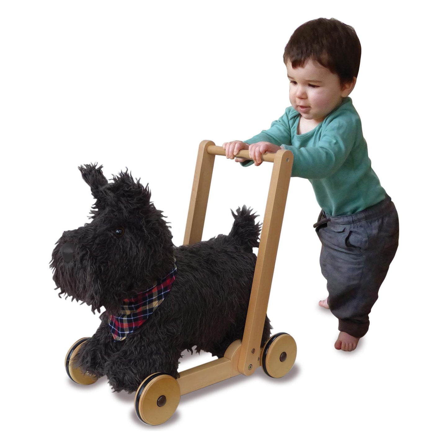 Little Bird Told Me Scottie Dog Push Along Baby Walker