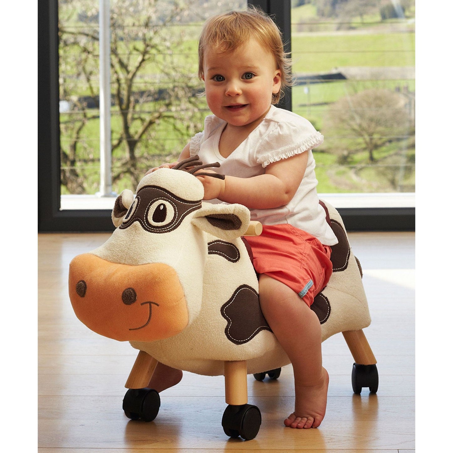 Little Bird Told Me Moobert Cow Ride On Toy (12m+)