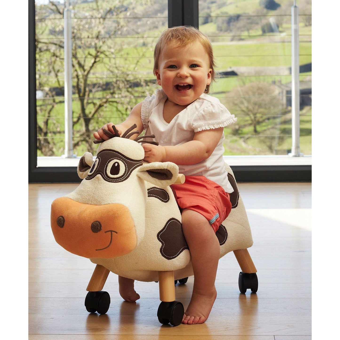 Little Bird Told Me Moobert Cow Ride On Toy (12m+)