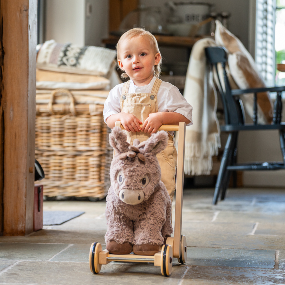 Little Bird Told Me Norbert Donkey Push Along Baby Walker