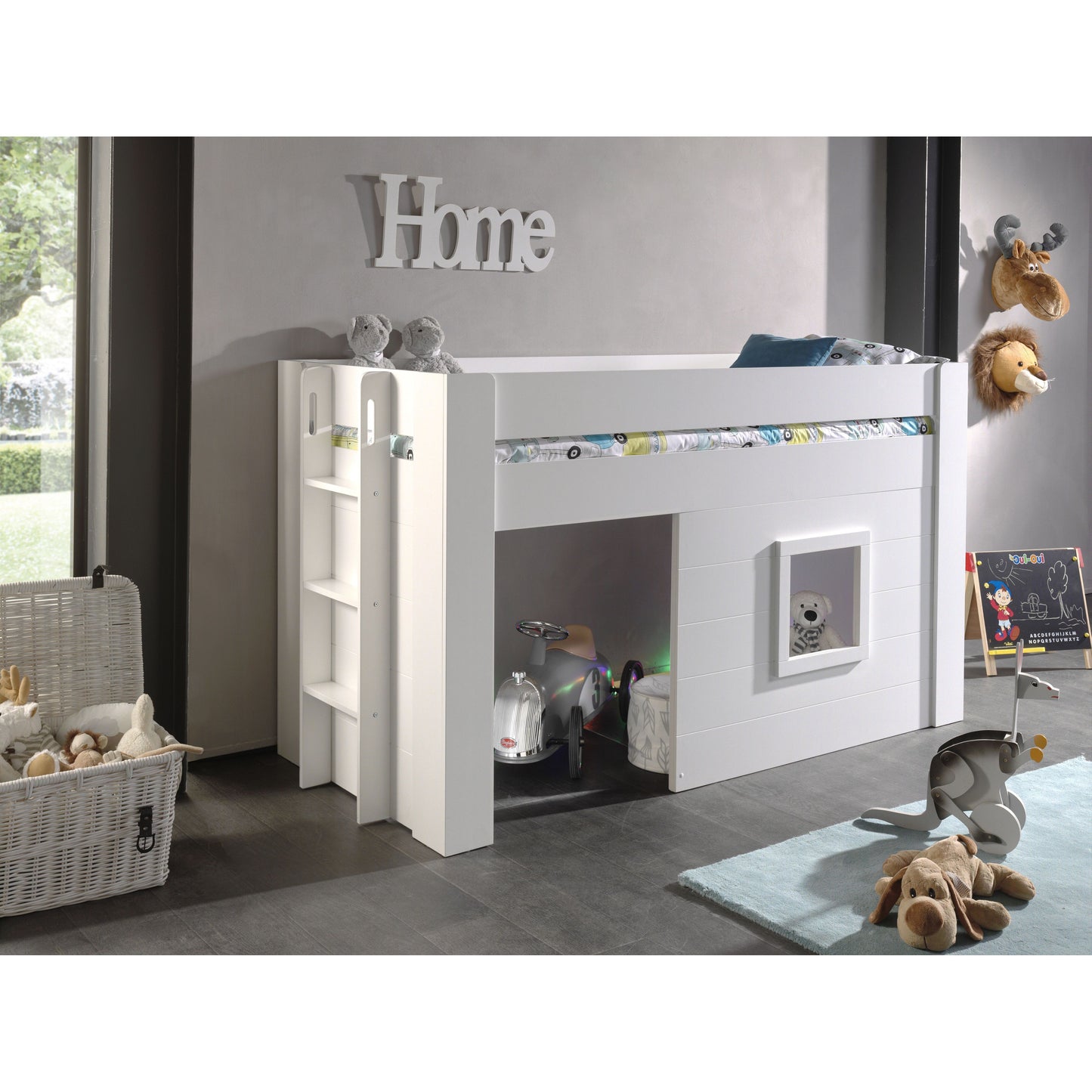 VIPACK NOAH European mid sleeper 90 X 200cm white
