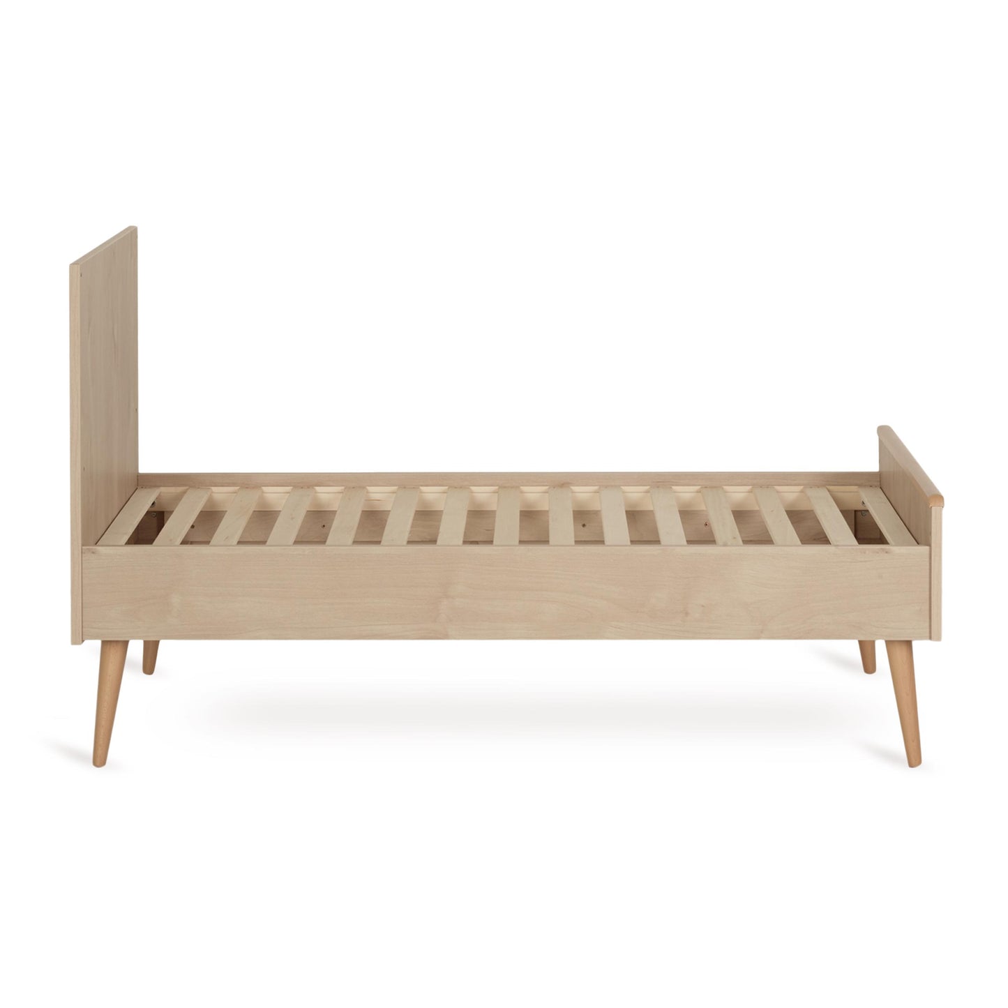 Quax Cocoon Convertible Cot Bed 140 x 70 cm Natural Oak