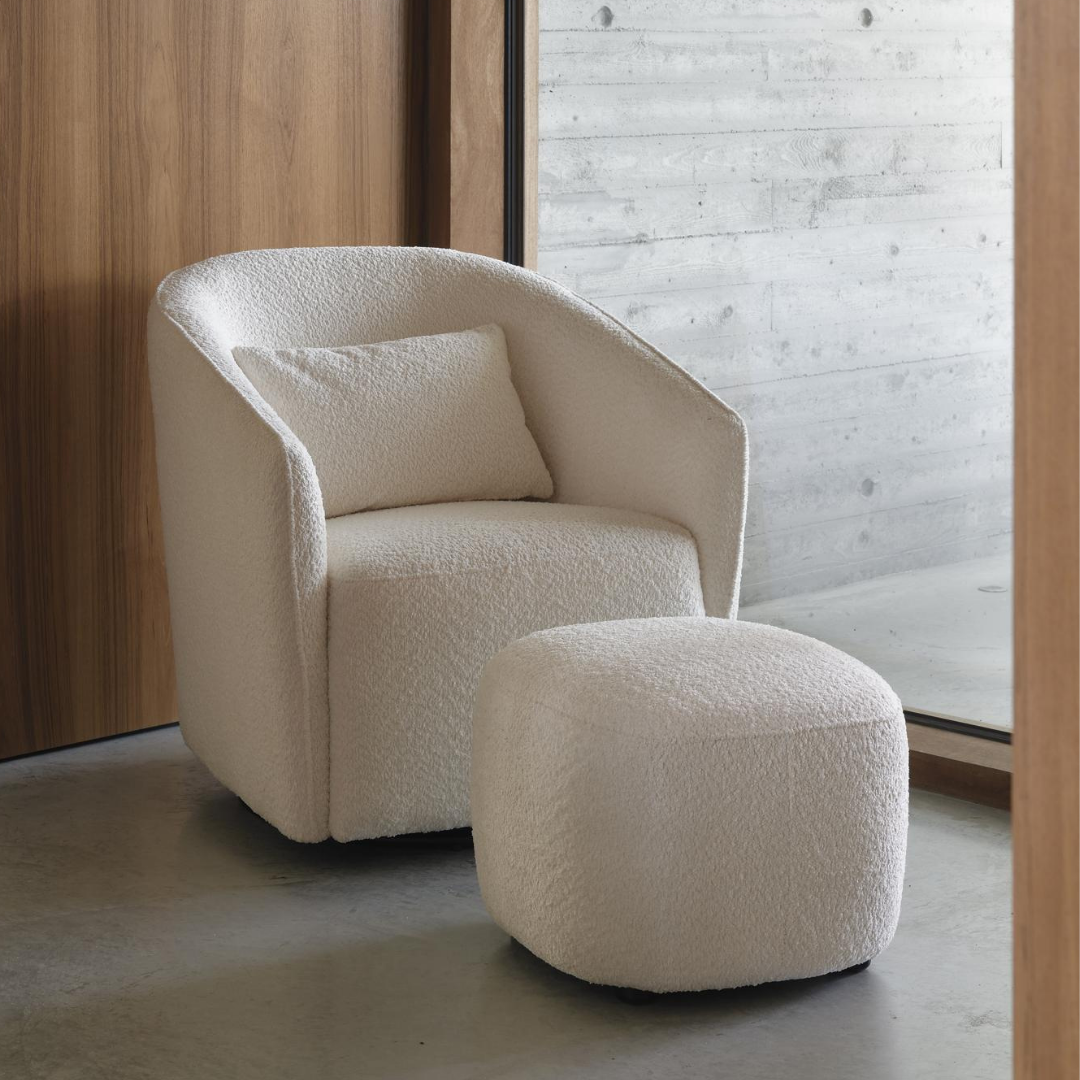 Quax Gomi Swivel & Gliding Chair Cream