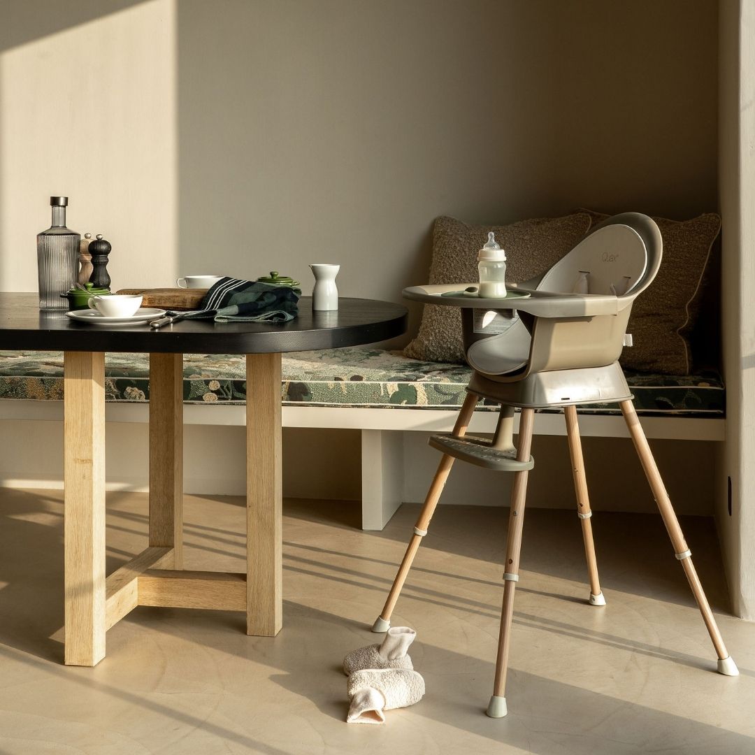 Quax Ultimo 3 Luxe Highchair Thyme Natural