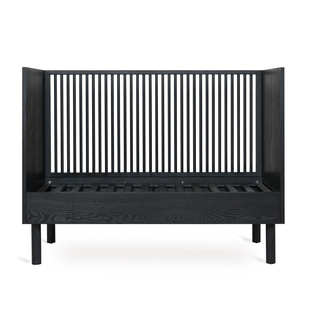 Quax Hai No Ki Convertible Cot 120 x 60cm - Black Ash
