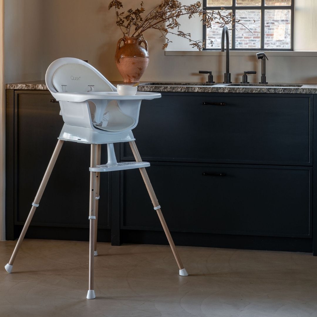 Quax Ultimo 3 Luxe Highchair White Natural