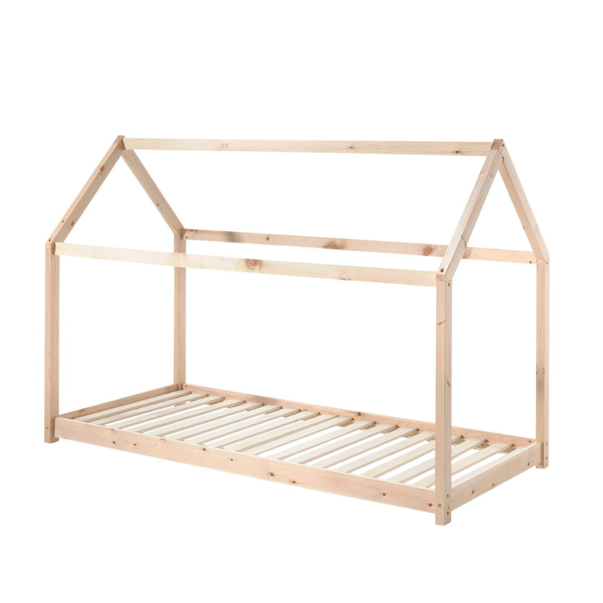 VIPACK JAXX CABANE kids house bed 90 x 200cm natural