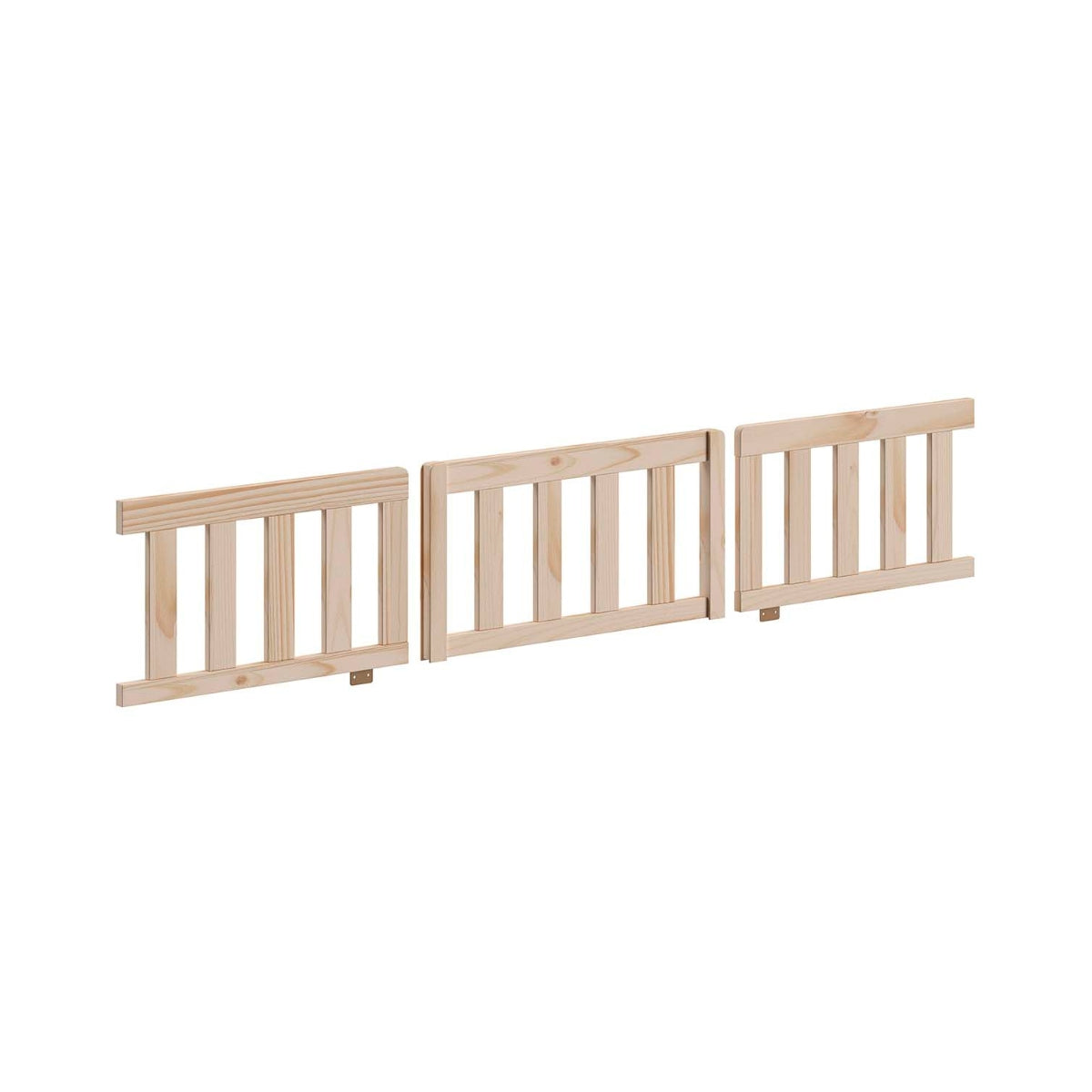 VIPACK DALLAS Toddler House Bed inc Bed Guard Natural 90 x 200cm