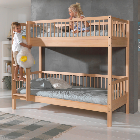 VIPACK FORREST European bunk bed 90 x 200cm natural