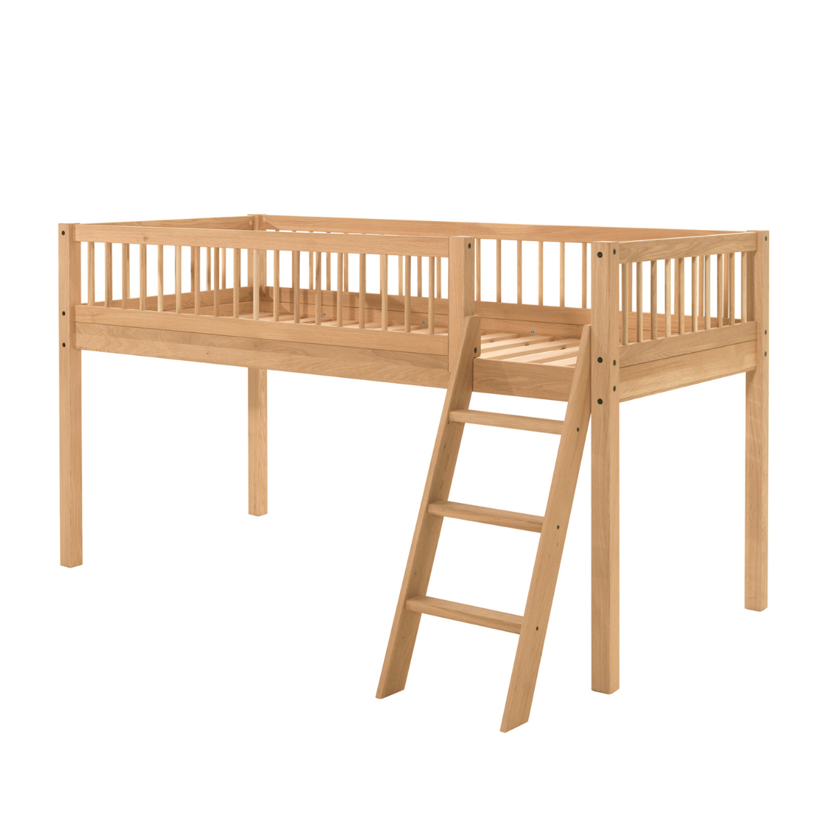 VIPACK FORREST European single mid sleeper 90 x 200 cm oak