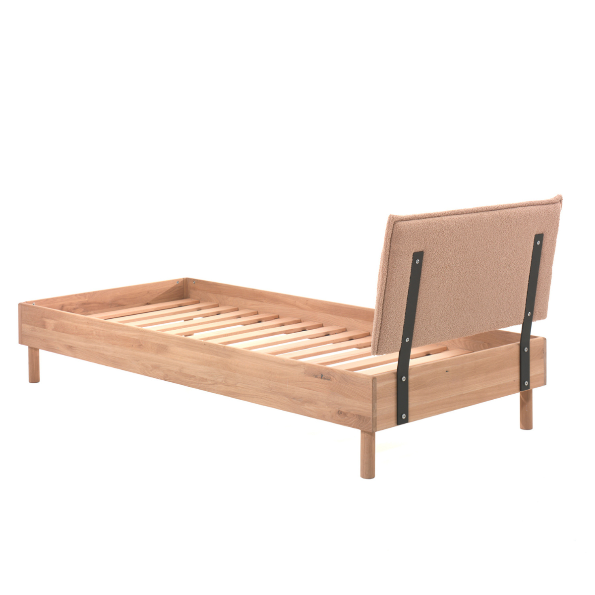 VIPACK FORREST European single bed 90 X 200cm oak