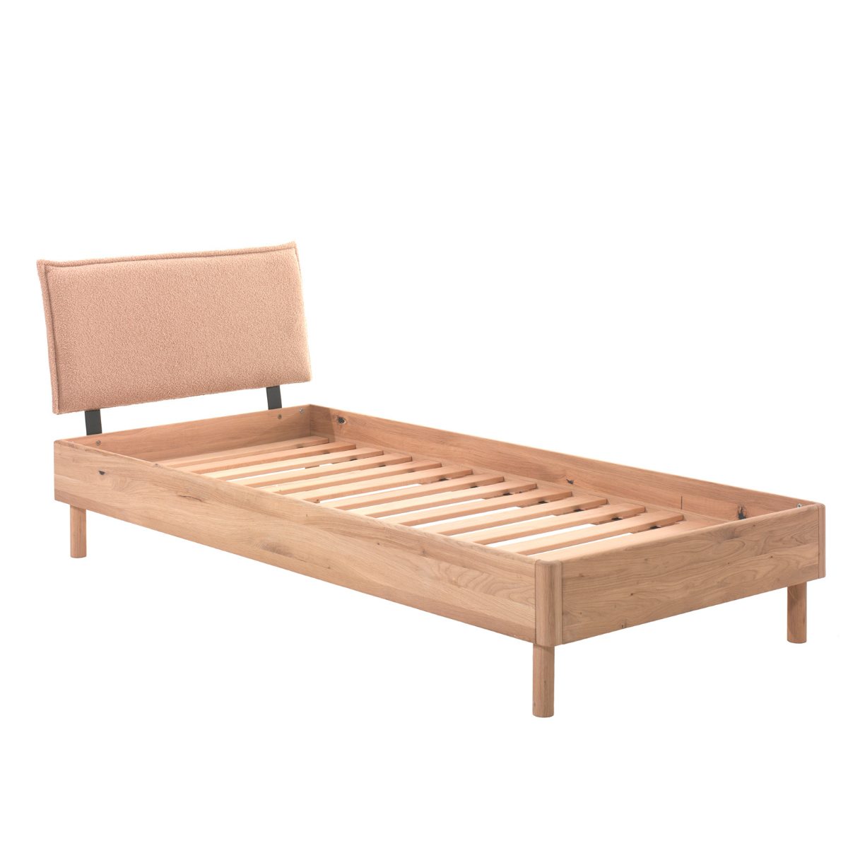 VIPACK FORREST European single bed 90 X 200cm oak