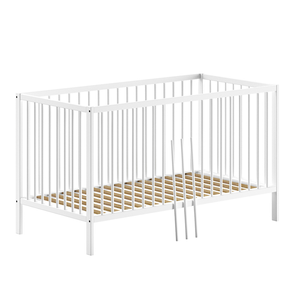 VIPACK JAXX DINO cot bed 140 x 70cm white