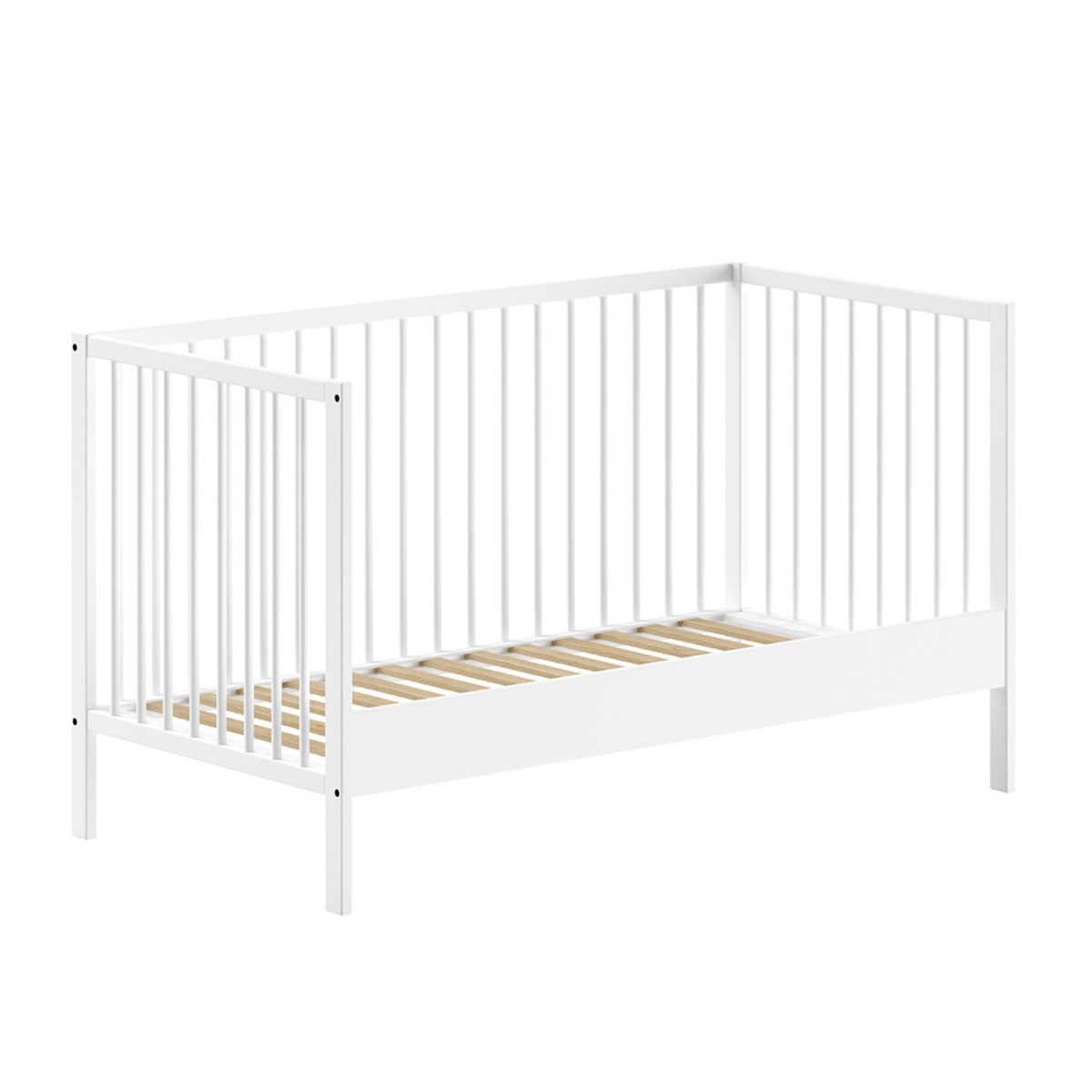 VIPACK JAXX DINO cot bed 140 x 70cm white