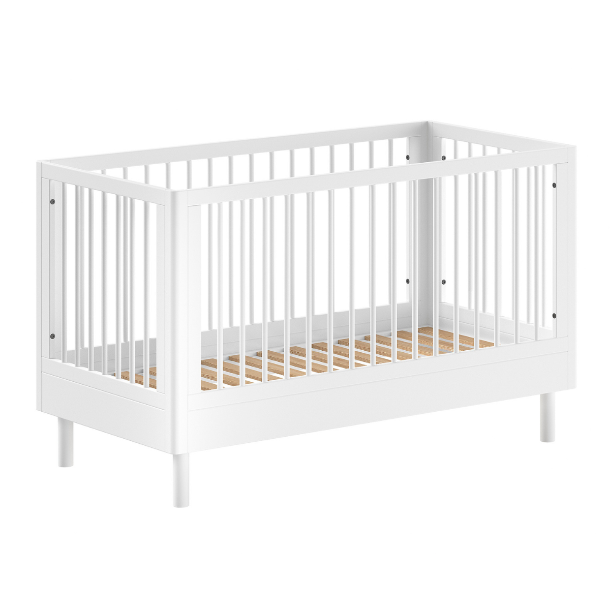 VIPACK JAXX FORREST BEECH white cot bed 140 x 70cm