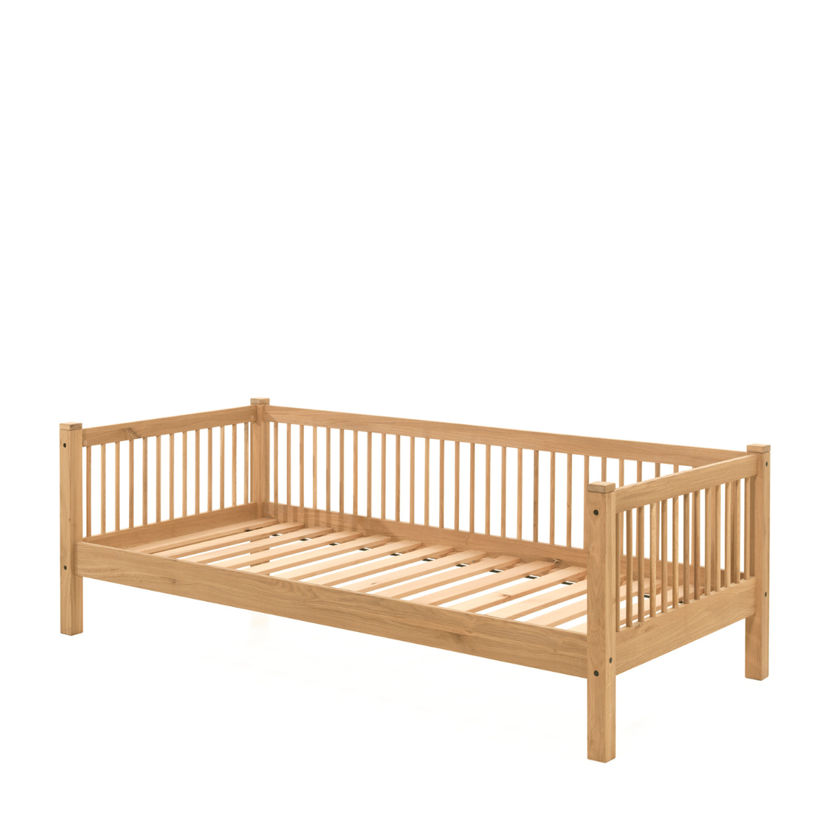 VIPACK FORREST European single house bed 90 x 200cm oak