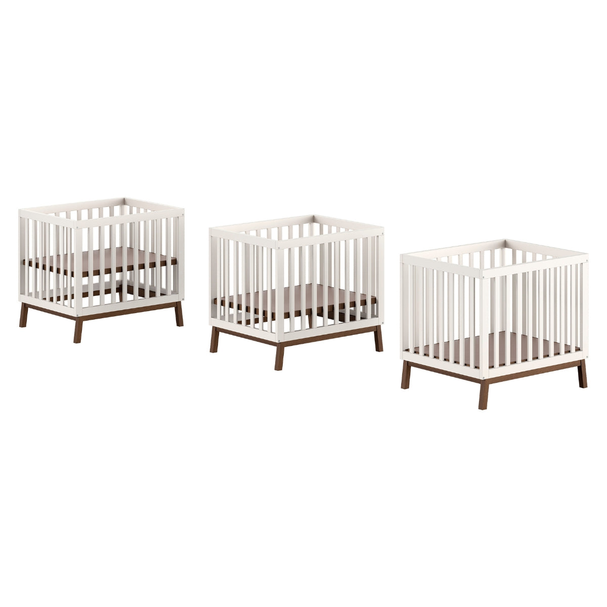 VIPACK JAXX SEZANE baby playpen 95 x 75cm clay walnut