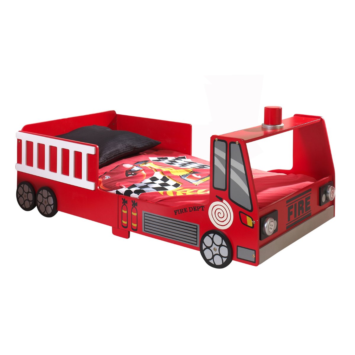 VIPACK FIRE ENGINE toddler bed 140 X 70cm red