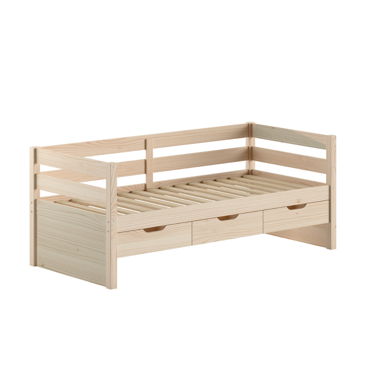 VIPACK MARGRIT European cabin bed 90 X 200 cm milky pine