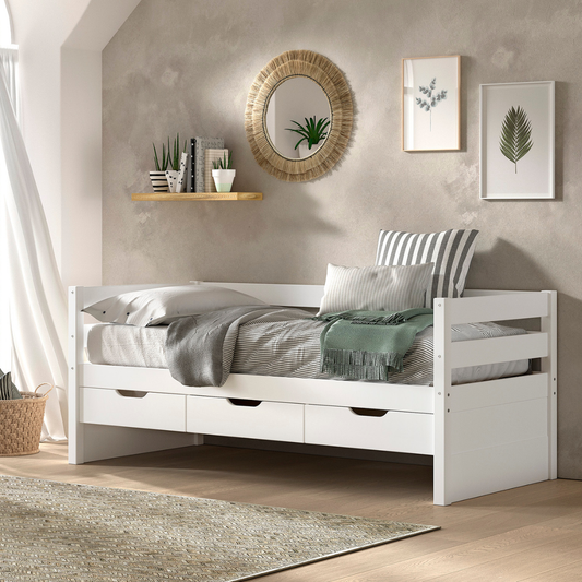 VIPACK MARGRIT European cabin bed 90 X 200 cm white
