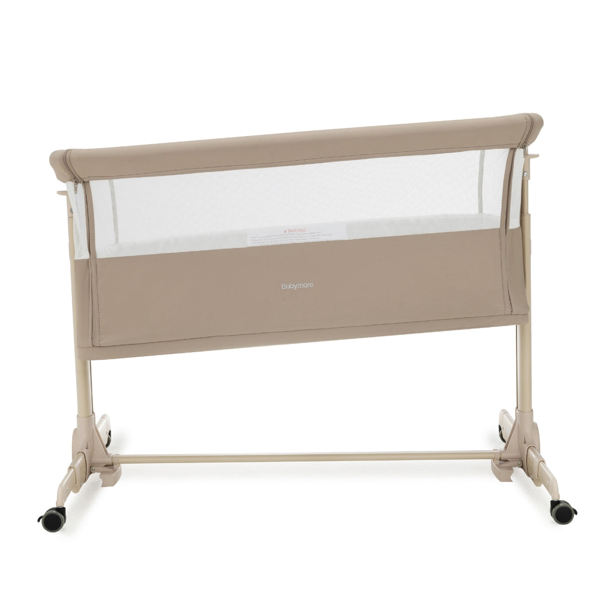 Babymore Neera Co-Sleeper Bedside Crib Khaki