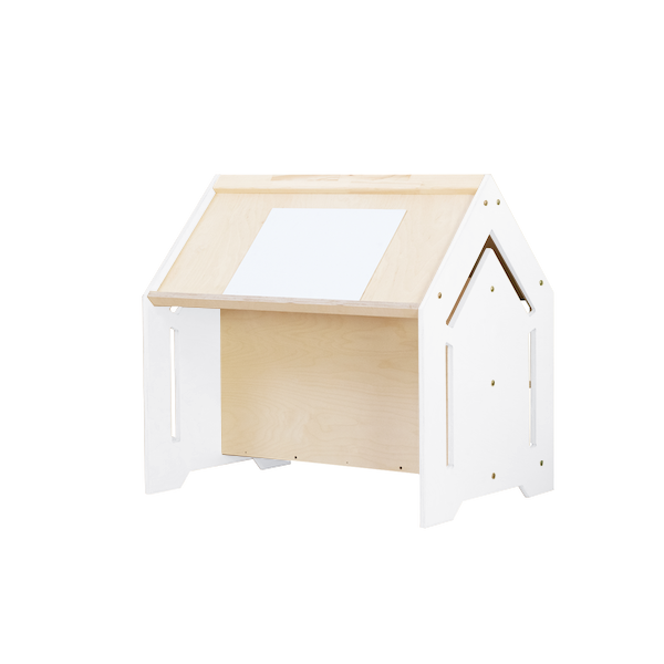 BENLEMI Children's House Table for Drawing CREATIVE White