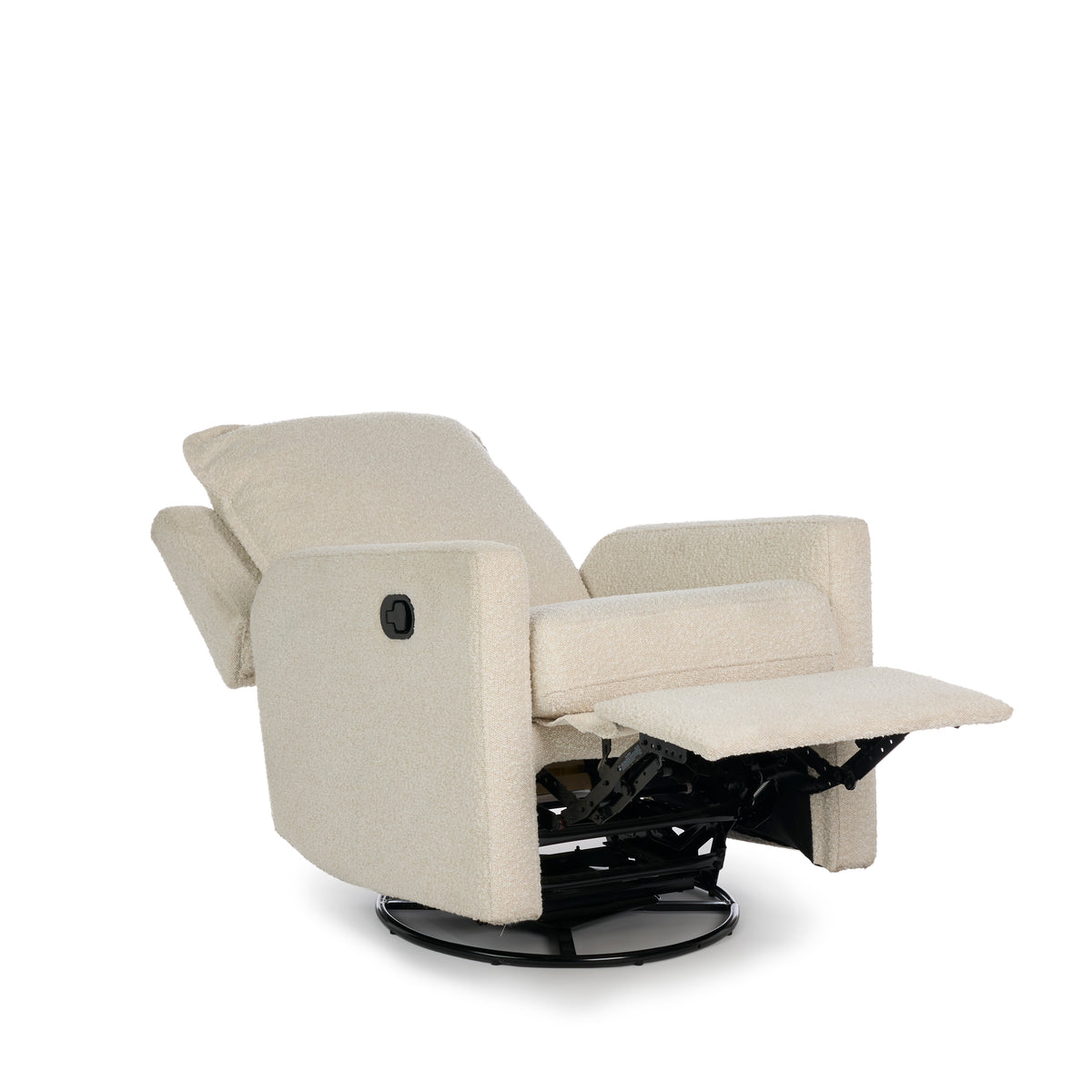 Obaby Denver Swivel Glider Recliner Nursing Chair — Bouclé